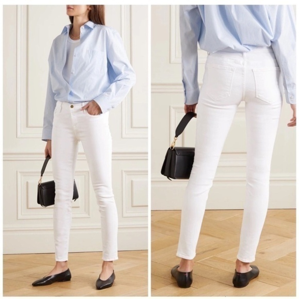 FRAME Le Skinny de Jeanne White Jeans Size 24